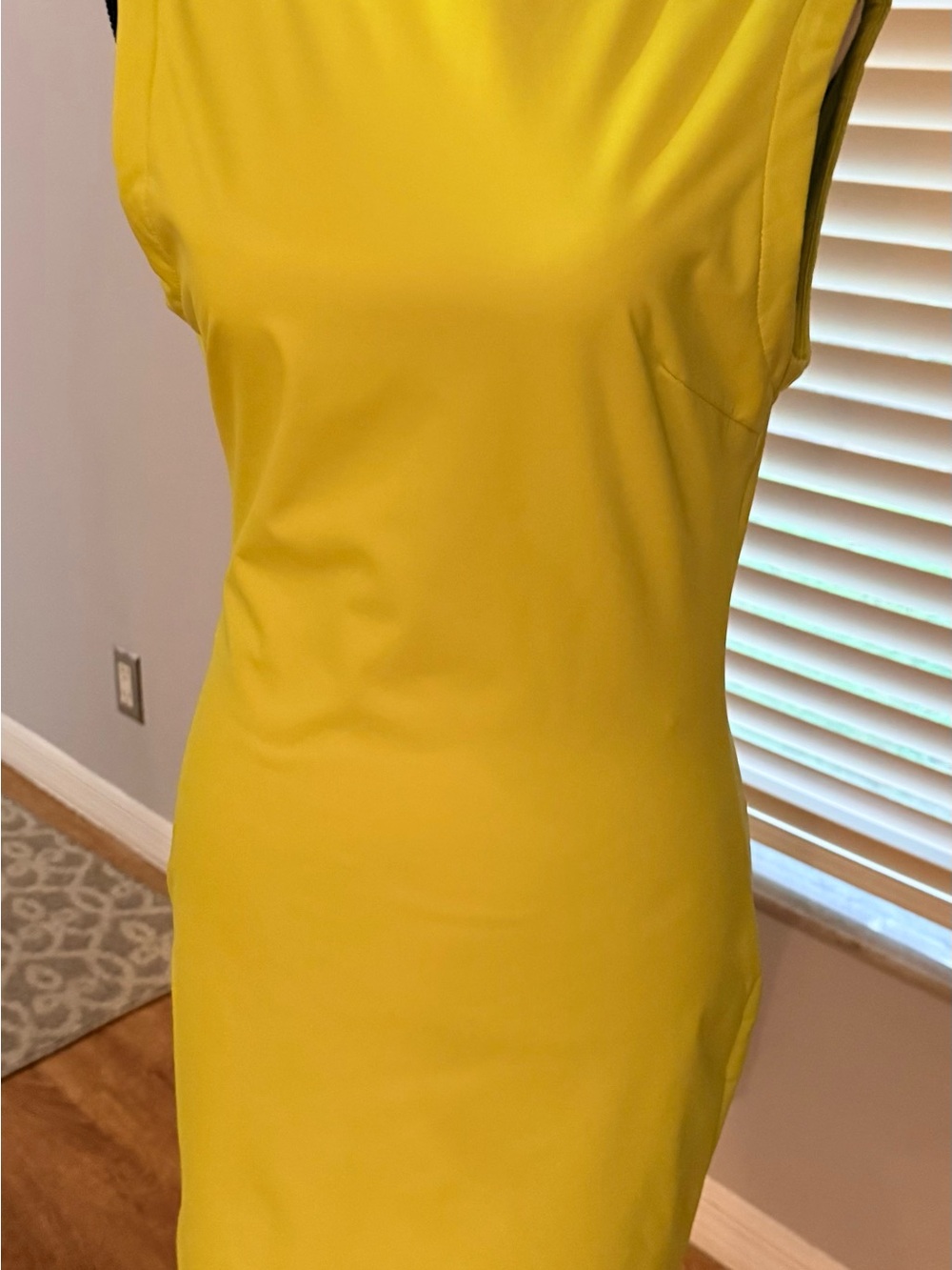 AKIRA Bright Neon Lime Sleeveless mini Dress